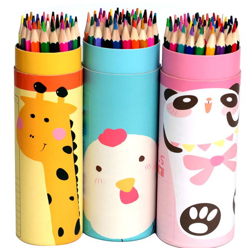 小学生彩铅套装 从24色到72色的创意选择指南